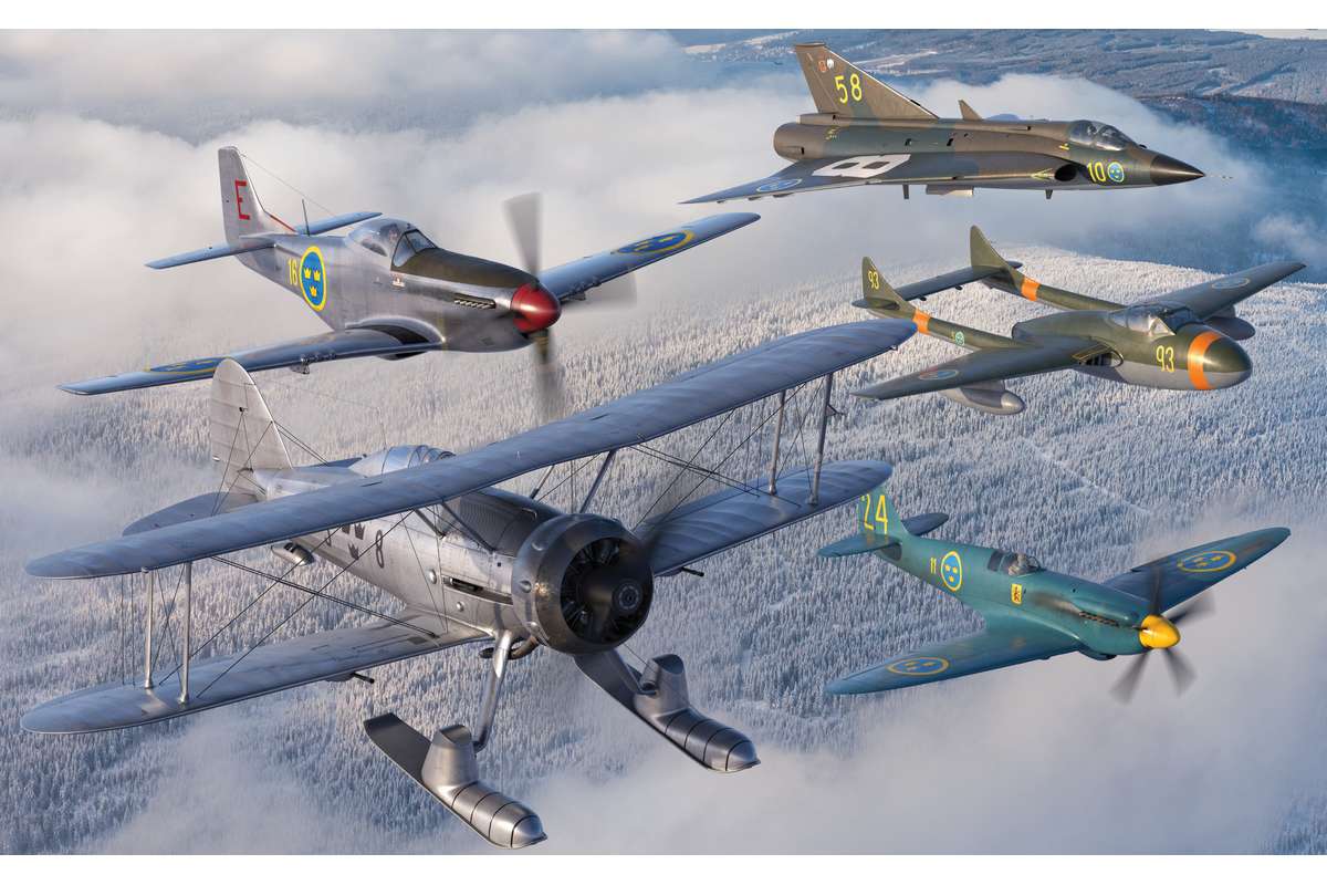 Swedish Air Force 100th anniversary set